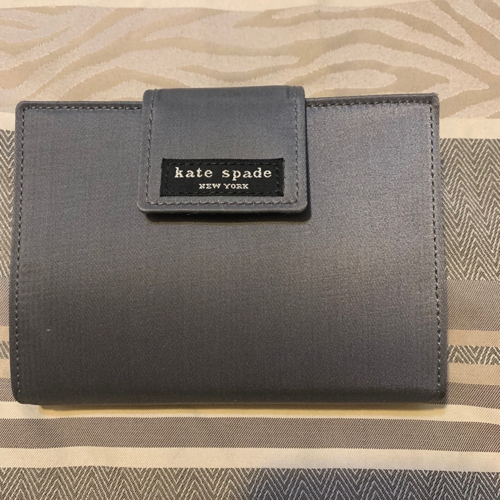 Kate Spade Grey small nylon planner